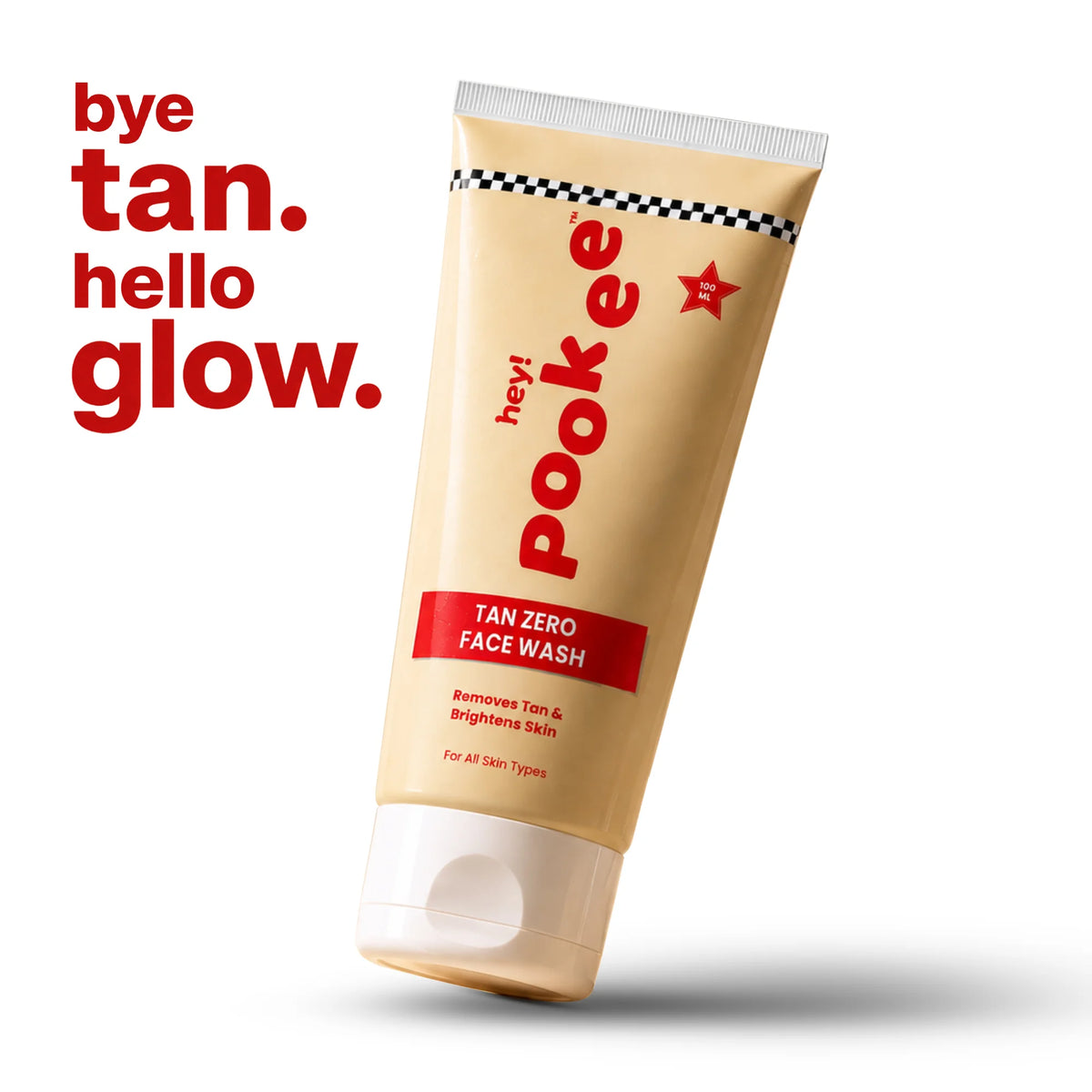 Tan zero face wash