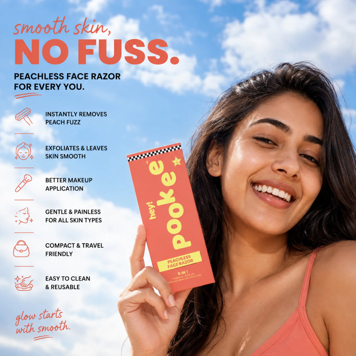 Peachless Face Razor