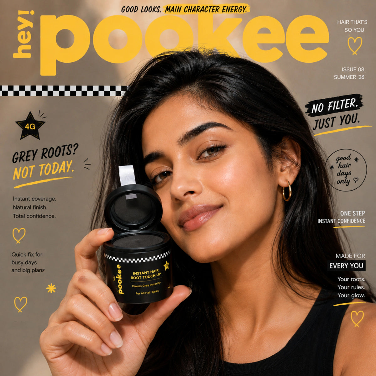 Instant hair Root touch up
